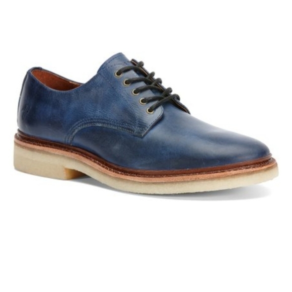 Frye Other - Frye Royal Blue Luke Leather Oxfords